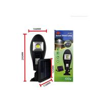 Led lešinis lauko žibintas su saulės baterijos priedu ir pulteliu