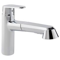 Grohe Eurodisc Cosmopolitan maišytuvas plautuvei su ištraukiamu snapu, 32257002