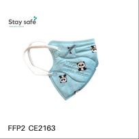 VAIKIŠKAS RESPIRATORIUS FFP2 10 vnt. (panda)