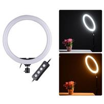 žiedinė LED lempa su valdikliu 26 cm