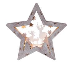 Eglo 410413 - LED Kalėdų dekoracija FAUNA 10xLED/0,03W/2xAAA