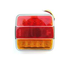 LED daugiafunkcis galinis žibintas MULTI LED/1,5W/12V IP65 raudona/oranžinė