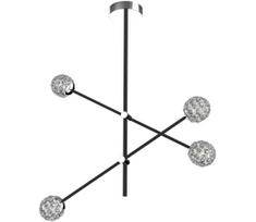 Sietynas ant stulpo PAKSOS 4xG9/5W/230V juodas