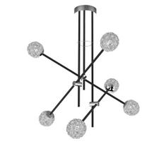 Sietynas ant stulpo PAKSOS 6xG9/5W/230V juodas