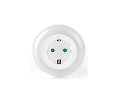 Nedis LNLGSOCK01 - LED Naktinis šviestuvas su jutikliu LED/0,6W/230V