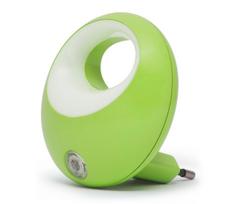LED Lizdo orientacinė lemputė su jutikliu LED/1W/230V žalias