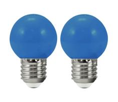 RINKINYS 2x LED Lemputė PARTY E27/0,5W/36V mėlyna