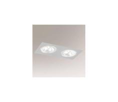 Shilo 7328 - Įleidžiamas šviestuvas KOMORO 2xGU10/15W/230V baltas