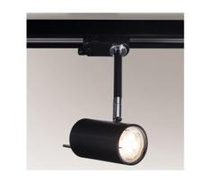 Shilo 6602 - Akcentinis šviestuvas bėgių sistemai FUSSA 1xGU10/15W/230V juodas