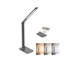 Soligth WO55-G - LED Pritemdomas stalinis šviestuvas su bevieliu krovimu LED/10W/100-240V