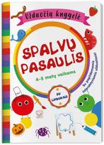 Spalvų pasaulis. Užduočių knygelė 4-5 metų vaikams su lipdukais ir su papildomomis interaktyviomis užduotimis