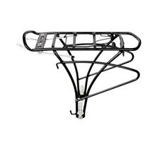 Dviračio bagažinė, reguliuojama 24"-28" (aliuminė/juoda)