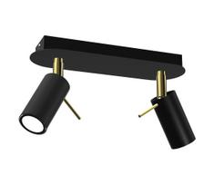 Akcentinis šviestuvas PRESTON 2xGU10/MR11/40W/230V juodas/aukso