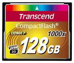 Transcend Compact Flash 128GB 1000x