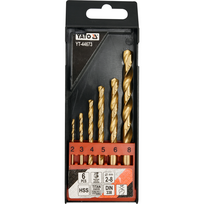 Grąžtų rinkinys Yato YT-44673, 2 - 8 mm, 6 vnt