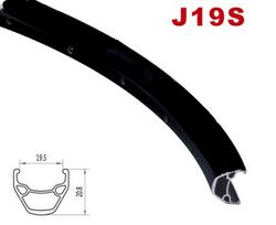 Ratlankis Stars J19S 26"x1,75, 36H (juodas matinis, Totem lipdukas)