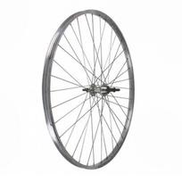 Galinis ratas 26'' MTB 6/7 pavarų užsukamas žv. blokas (sidabrinis)