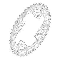 Priekinio bloko žvaigždė Shimano Deore T611 44T