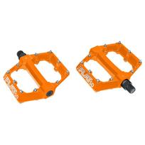 Pedalai KLS Flat 50 (aliuminis, oranžinė)