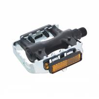 Pedalai MTB, 105x81mm, metaliniai/plastikiniai (juodi/sidabriniai)