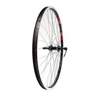 Galinis ratas 26" HL20DD V-Tipo 36H, užsukamam žv. blokui, pramoniniai guoliai, su greitveržle