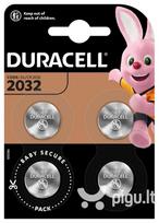 Elementai Duracell CR2032 3V, 4 vnt
