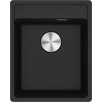 Granitinė plautuvė Franke Maris, MRG 610-37 A, Onyx, rankinis ventilis