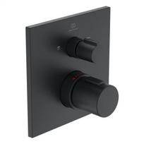 Potinkinis termostatinis maišytuvas voniai/dušui Ideal Standard Ceratherm C100, A7522XG, juoda spalva