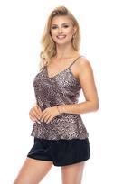 Komplektas Yamila Satin Leopard M Leopardinė