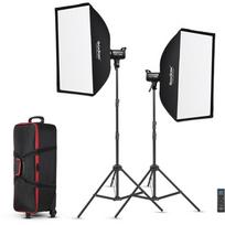 Godox LED šviestuvų komplektas SL-100Bi video light kit