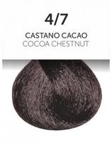 Oyster Cosmetics kreminiai plaukų dažai Oyster Perlacolor 4/7 Cocoa Chestnut 100ml