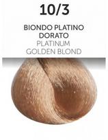 Oyster Cosmetics kreminiai plaukų dažai Oyster Perlacolor 10/3 Platinum Golden Blond 100ml