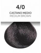 Oyster Cosmetics kreminiai plaukų dažai Oyster Perlacolor 4/0 Medium Brown 100ml