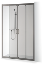 Dušo sienelė nišoms Baltijos Brasta SVAJA Plius 180 cm, tamsintas rudas stiklas