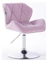Velour Sofa fotelis, viržių veliūras, apvalus pagrindas Olten HR111N