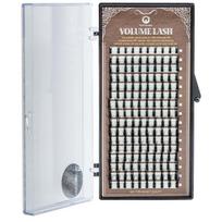 Blakstienos priauginimui Dlux Professional Volume Lash, 6D tipo, C linkio, 0,2 mm storio