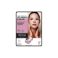 Odos senėjimą stabdanti veido ir kaklo kaukė Iroha Face and Neck Mask Collagen su kolagenu ir hialuronu 30 ml