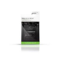 Procedūra kojoms Voesh Pedi In A Box 4 in 1 Charcoal Power detox VPC208CHL, su anglimi, valo ir detoksikuoja pėdų odą
