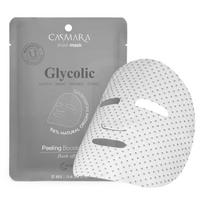 Valomoji veido kaukė Casmara Peeling Booster Sheet Mask Glycolic CASA75004, su AHA rūgštimis ir alavijų ekstraktu, magnetinė technologija