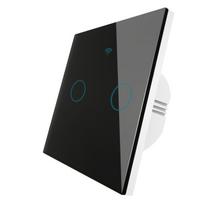 Moes WS-EU2 jutiminis 2 kanalų juodos spalvos išmanusis WIFI RF jungiklis
