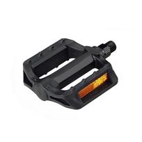 Pedalai MTB HF-987, plastikiniai (juodi)