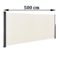 IŠPLEČIAMA VERTIKALI MARKIZĖ – PERTVARA „DUBAI“ 500 CM : Dydis - 200 x 500 cm, Spalva - Smėlio