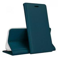 Tamsiai žalias atverčiamas dėklas "Magnetic book" telefonui Huawei P20 Lite