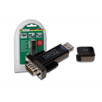 DIGITUS 40x Converter USB2.0 to Serial RS232 incl. USB cable 80cm black FTDI/FT323RL Chipset