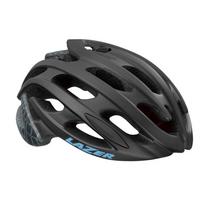 Šalmas LAZER Elle 55-59cm (juoda/mėlyna) + dviratininkės kepuraitė
