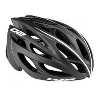 Šalmas LAZER O2 55-61cm (juodas) + dviratininko kepuraitė