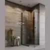 Stiklo sienelė Skaidrios Black 5472-90 (90 cm)