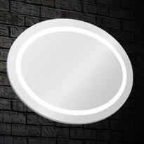 Veidrodis Blu Leon Oval su LED apšvietimu, 85x65 cm