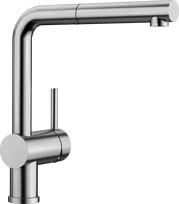 Plautuvės maišytuvas su ištraukiama žarna Blanco Linus-S 517184, nerūdijančio plieno