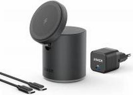 Anker 623 MagGo MagSafe Wireless 2-in-1 pakrovimo stotis su 20W USB-C krovikliu